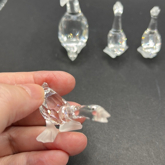Swarovski Silver Crystal family of geese. Mint condition. - Picture 6 of 7